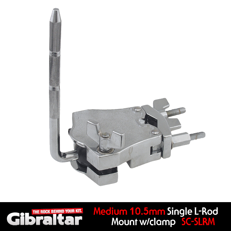 [★드럼채널★]  Gibraltar Single 10.5mm L-Rod Mount w/Multi Clamp  SC-SLRM